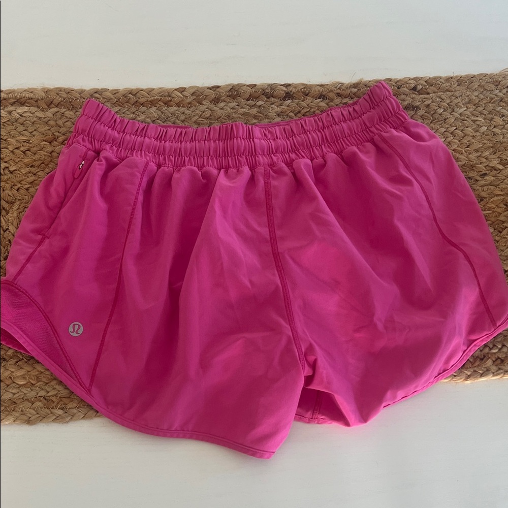 lululemon athletica Women's Vibrant Pink Athletic Shorts